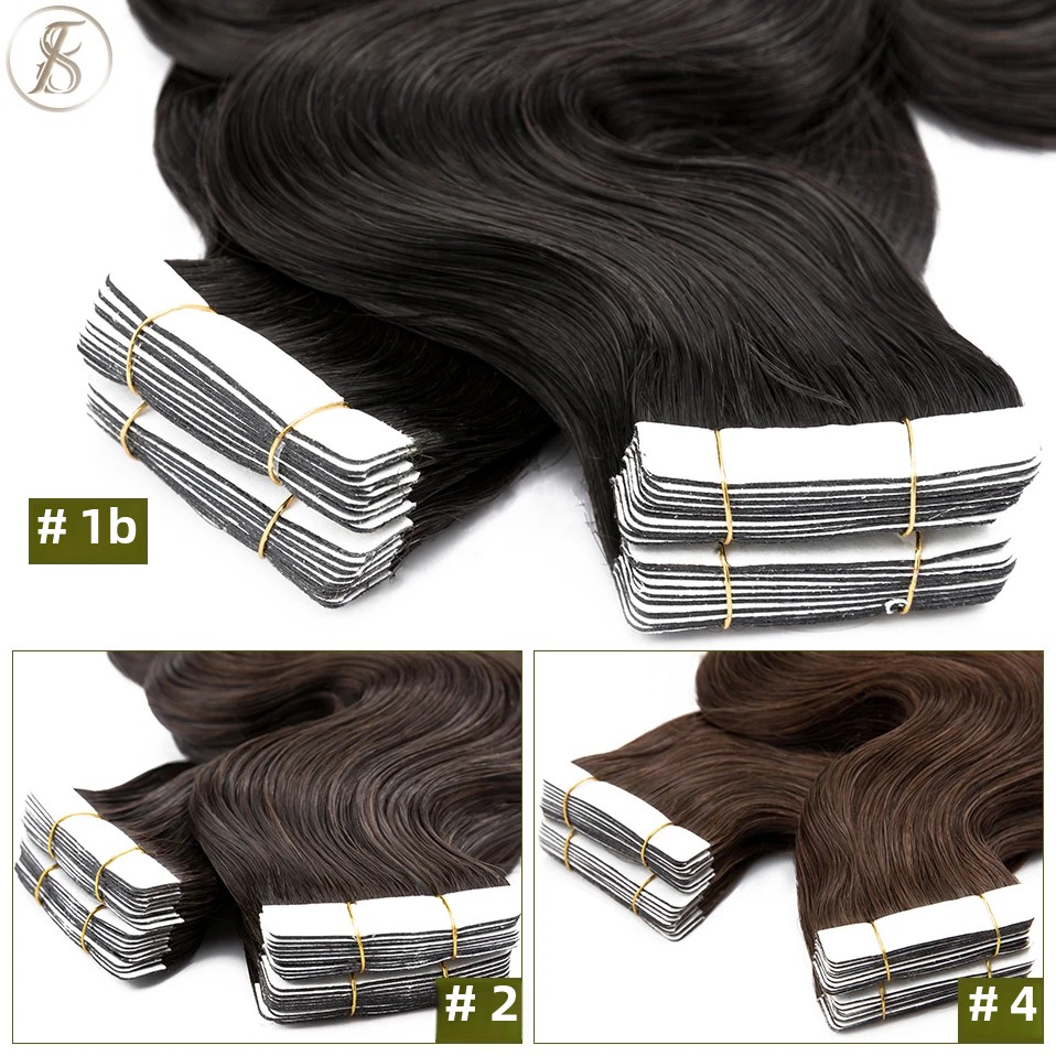 TESS 20 adet Dalgalı Bant İnsa - Invisible Tape In Extensions Real Hair incelemesi ve fiyatı